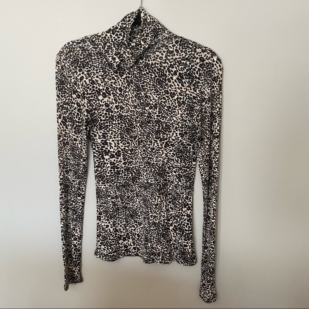 BCBG Maxazaria long sleeve turtleneck tunic